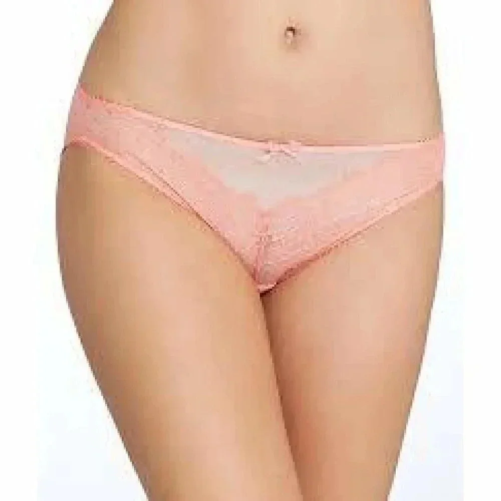 SMALL‎ Paramour 635014 Amber Sheer Lace Bikini Panty Desert Flower NWT